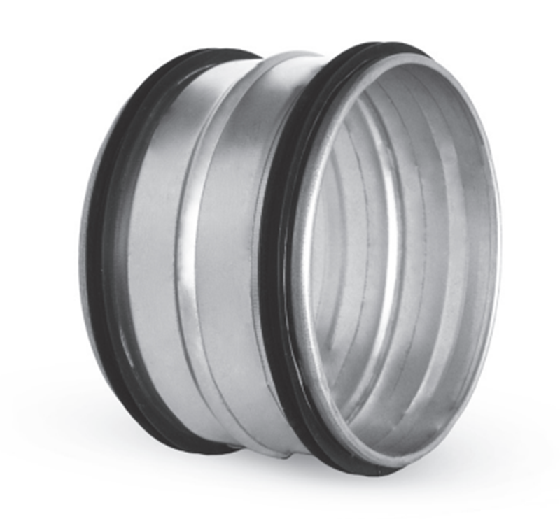 Dobbeltnippel med EPDM gummilæber Dobbeltnippel med EPDM gummilæber