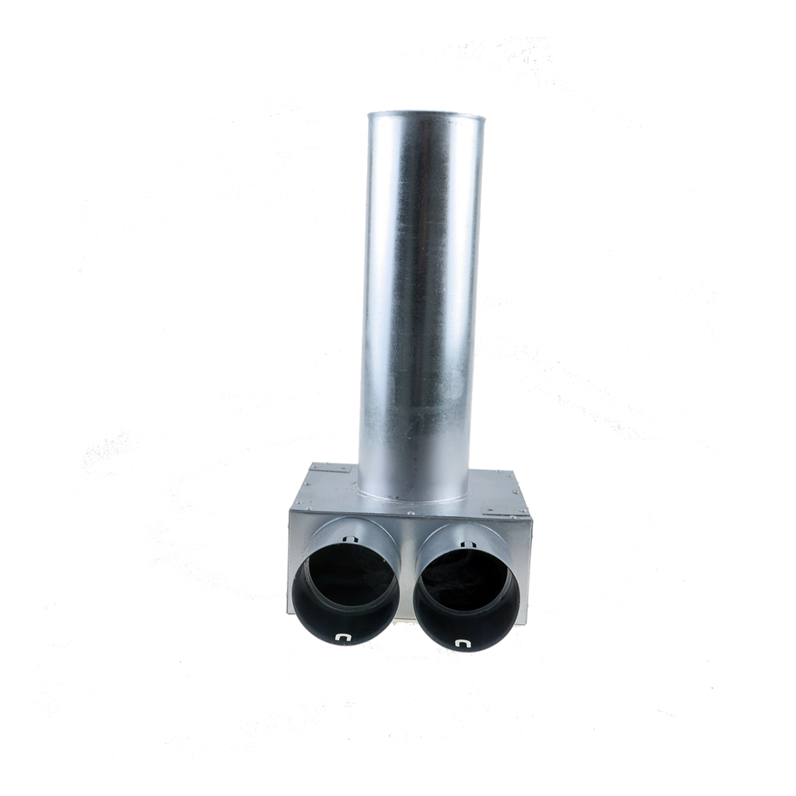 Fordeler, Vinkel ø125 - 2 muffer ø75 Fordeler, Vinkel ø125 - 2 muffer ø75