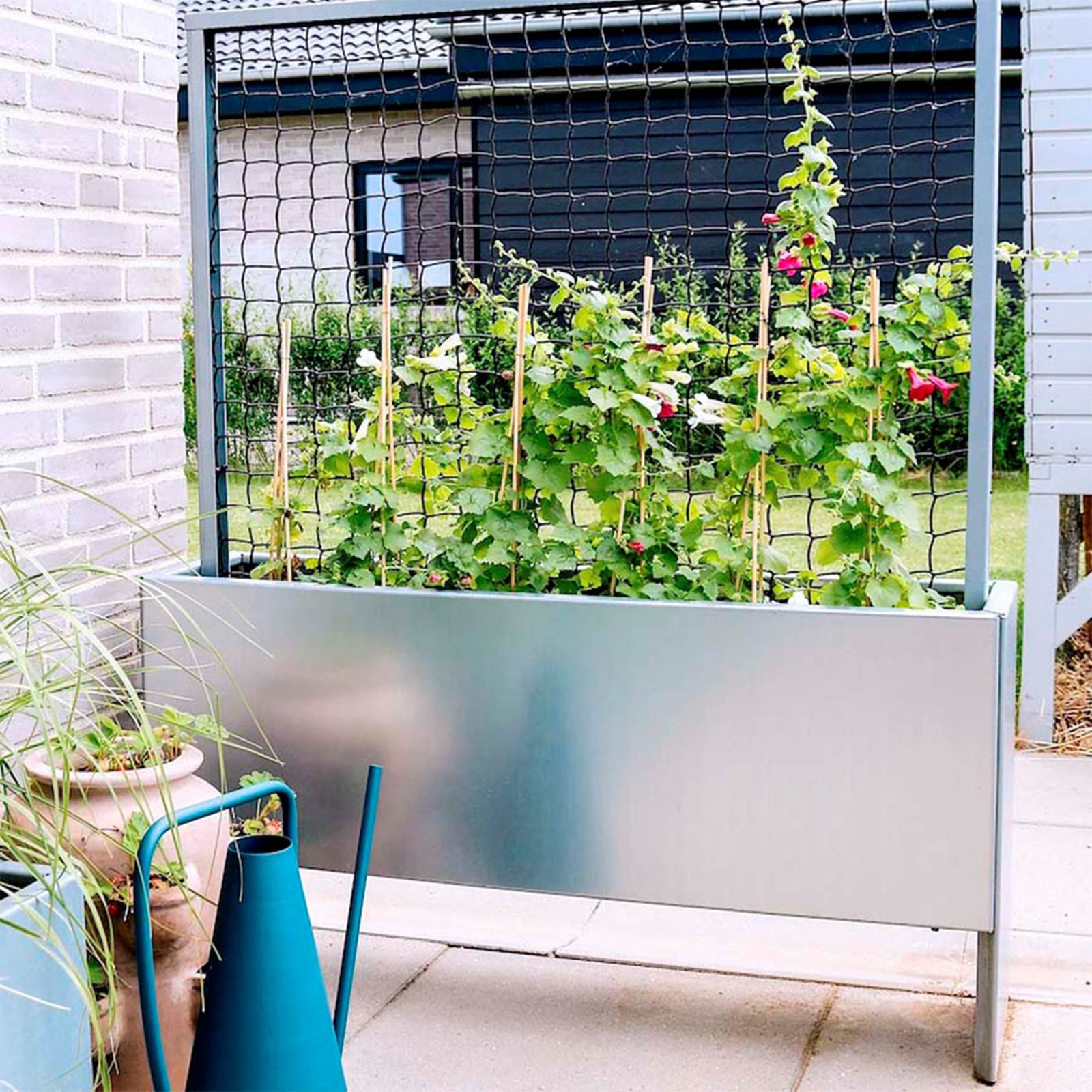 Spaljé med blomloda till balkonen Spaljé med blomloda till balkonen