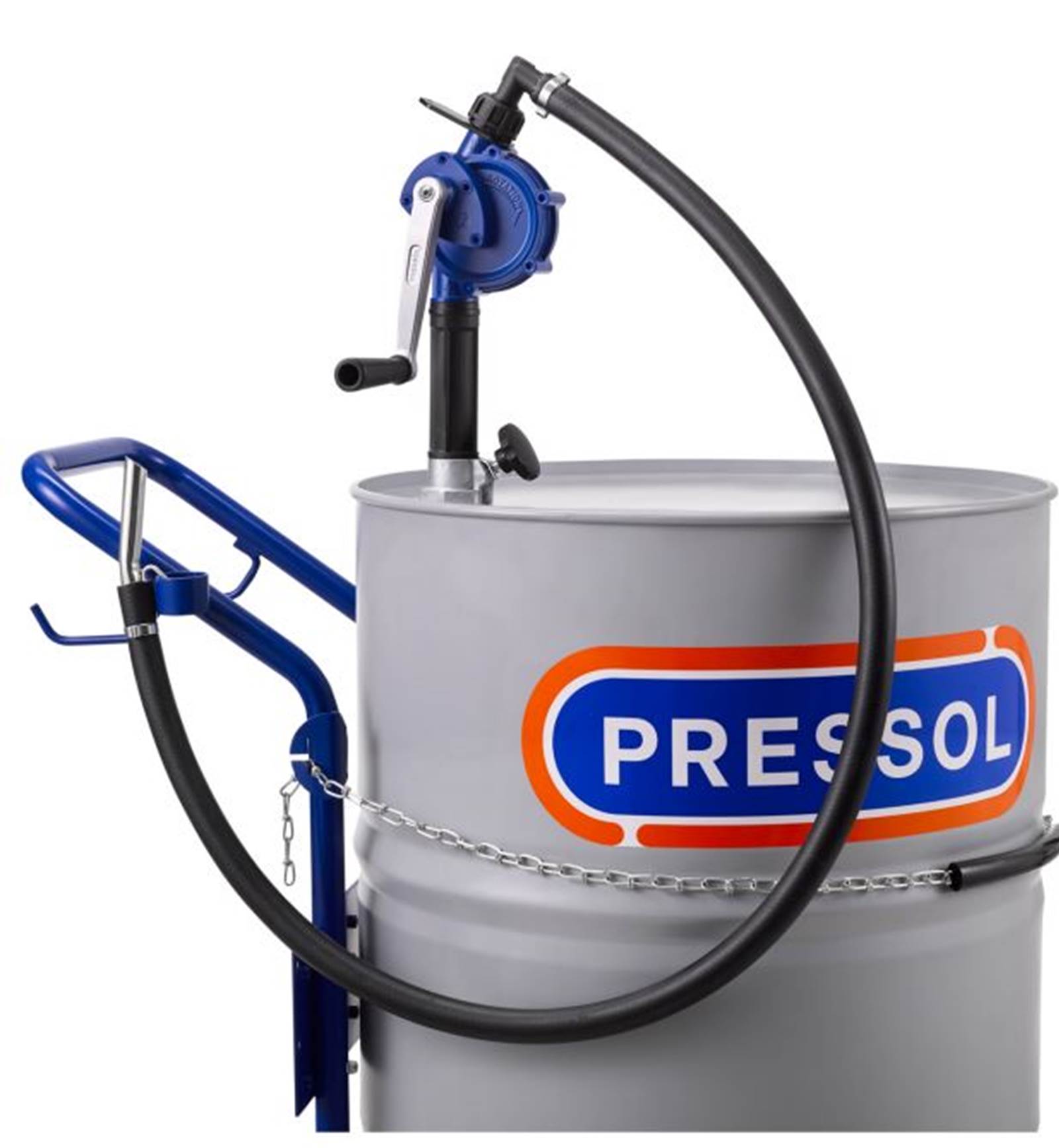 Rotationspumpe, Pressol - blåt pumpehus Rotationspumpe, Pressol - blåt pumpehus