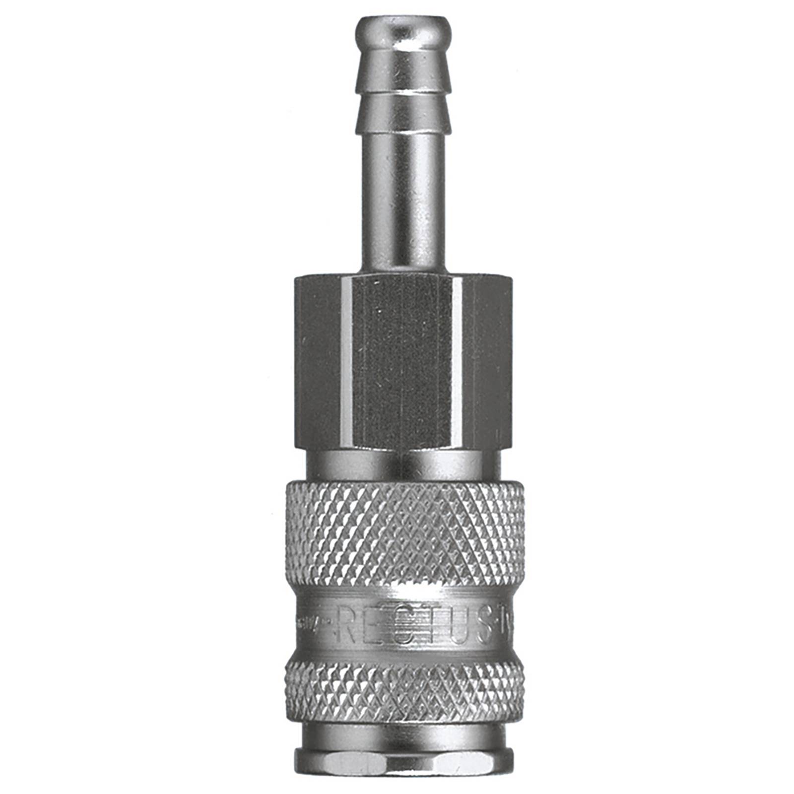 Trykluftkobling, lynkobling fra Rectus serie 25 - med slangestuds Trykluftkobling, lynkobling fra Rectus serie 25 - med slangestuds