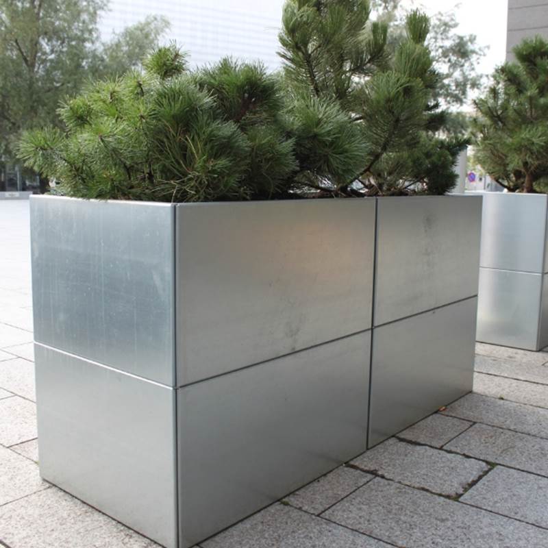 Plantekasse Land Modern, galvaniseret (Bredde: 60 cm) Plantekasse Land Modern, galvaniseret (Bredde: 60 cm)