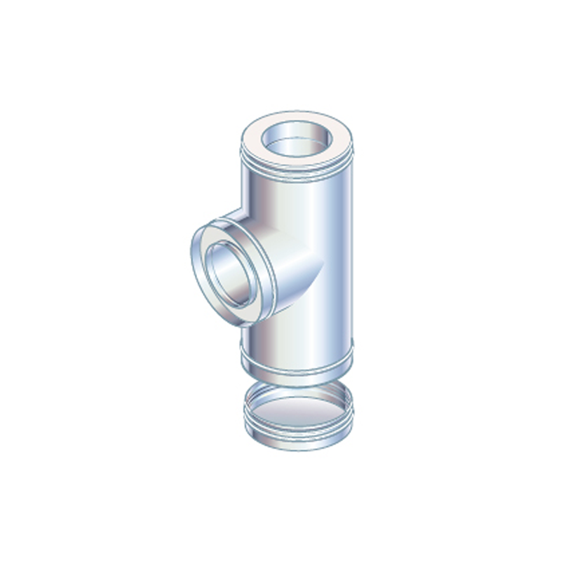 Metalbestos T-stykke 90° Metalbestos T-stykke 90°