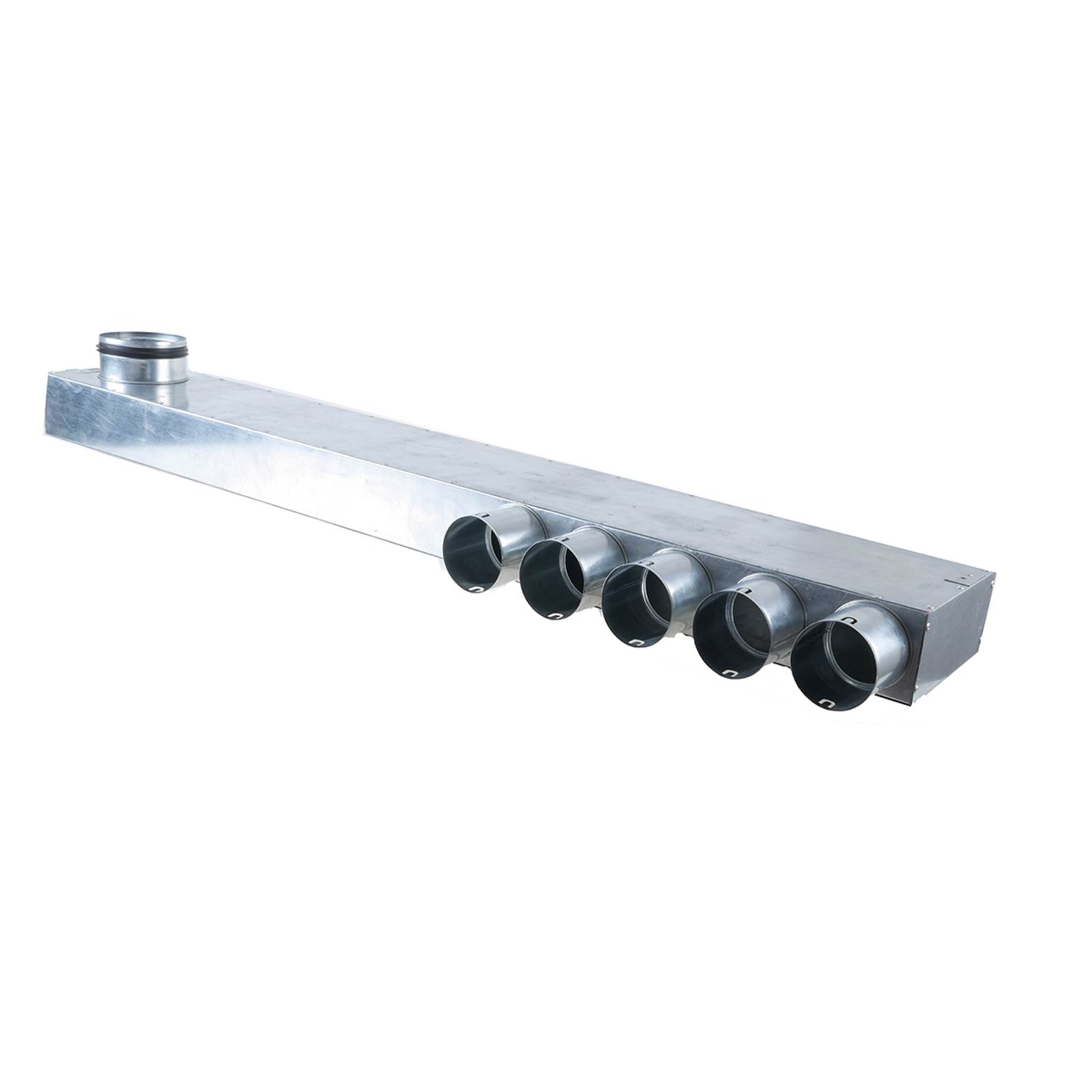 TriaAir Fordelerboks - ø125 nippel, 5 muffer - ø75 (venstre) TriaAir Fordelerboks - ø125 nippel, 5 muffer - ø75 (venstre)