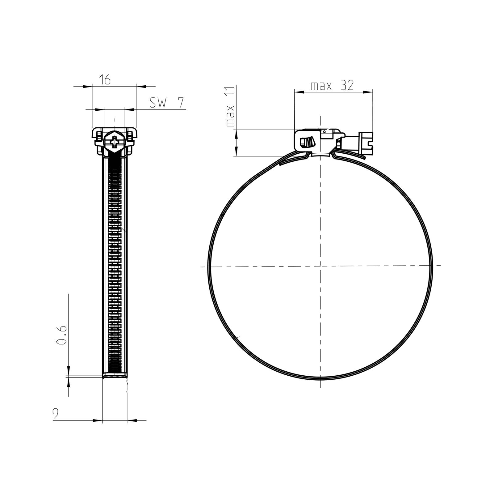 Easy Clip spændebånd - måltegning Easy Clip spændebånd - måltegning