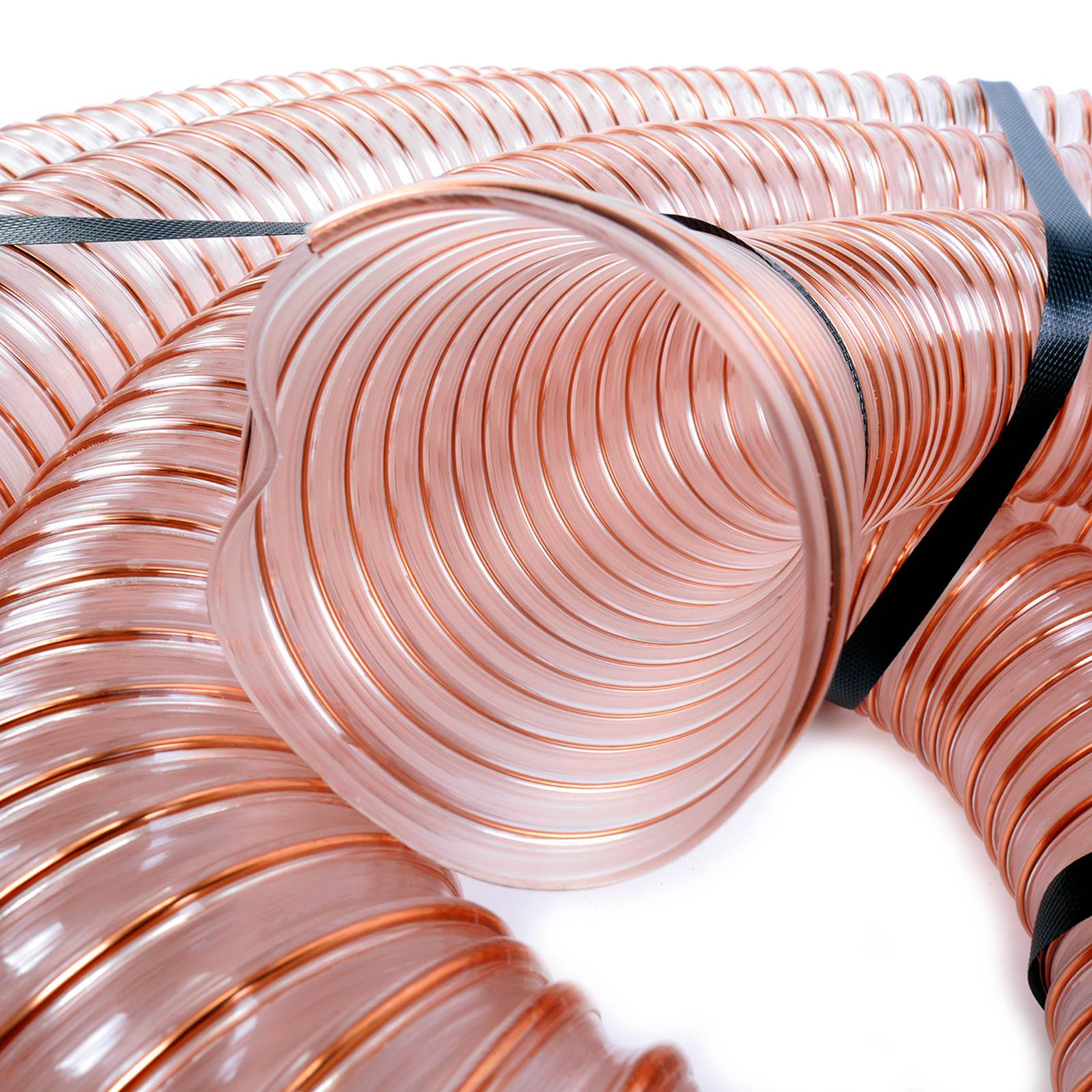 Spånsugningsslange med spiral, TRIAPUR P7N PU Spånsugningsslange med spiral, TRIAPUR P7N PU