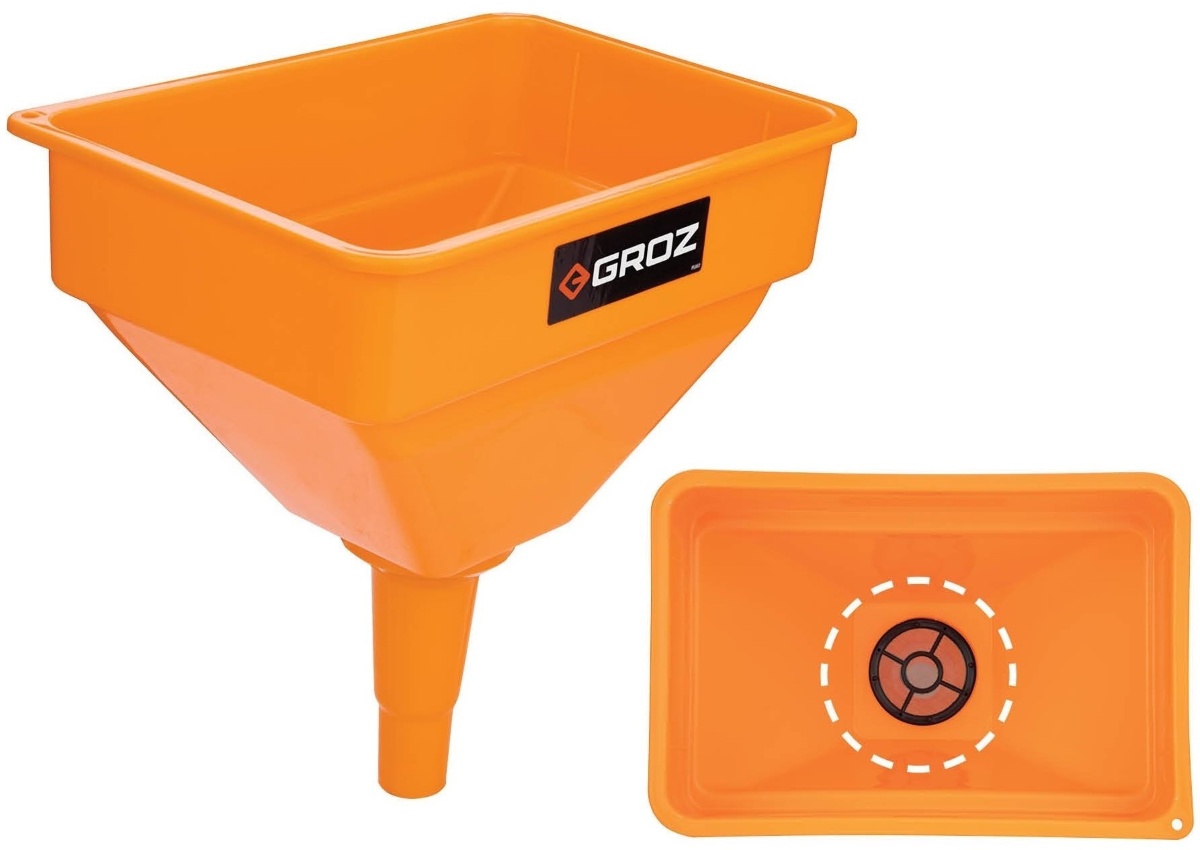 Robust firkantet tragt med filter og høj gennemstrømning