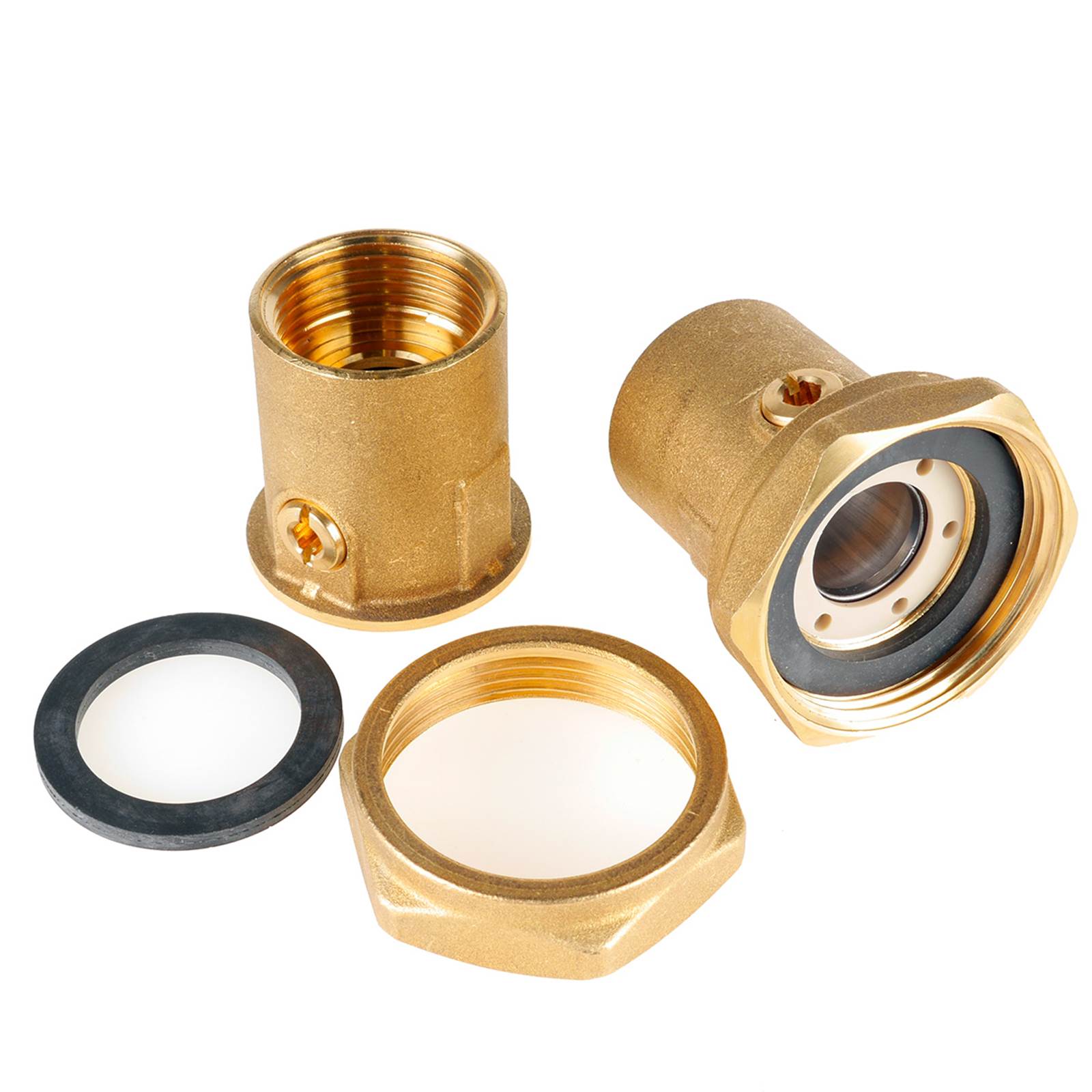 Pumpekoblinger 1/2"x1" med kuglehane Pumpekoblinger 1/2"x1" med kuglehane