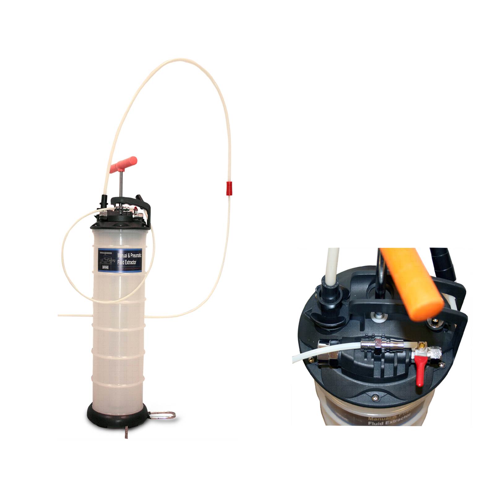 Oliesuger manuel/pneumatisk - 6 liter Oliesuger manuel/pneumatisk - 6 liter