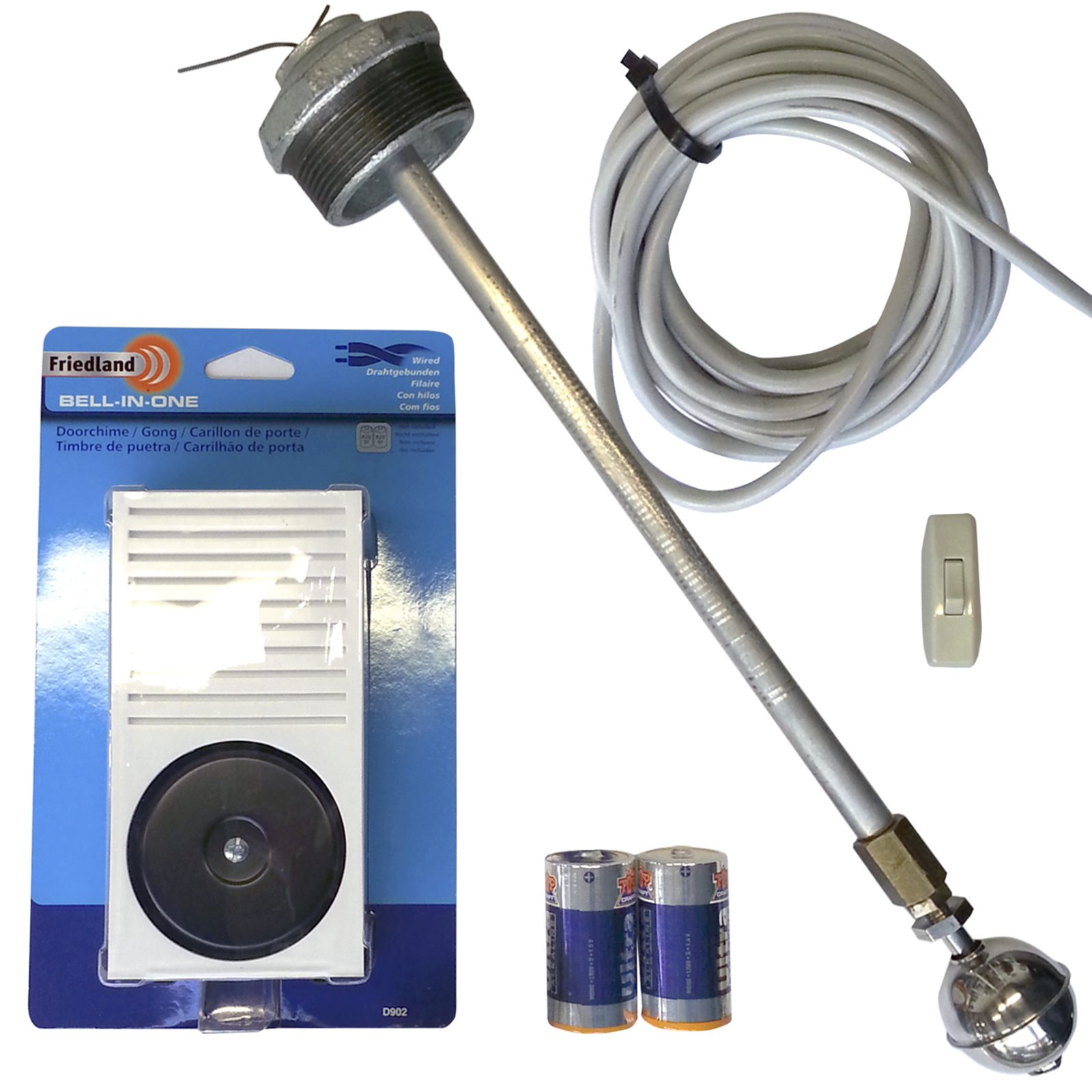 Tankalarm sæt til palletanke Tankalarm sæt til palletanke