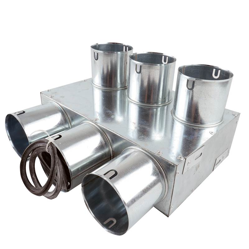 Triair fordeler, vinkel med 3 x 3 muffer Ø75 Triair fordeler, vinkel med 3 x 3 muffer Ø75