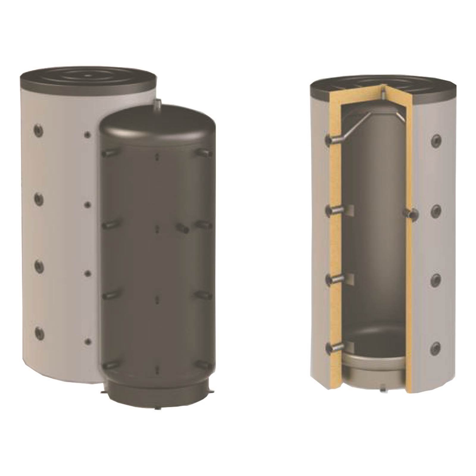 Akkumuleringstank - isoleret Akkumuleringstank - isoleret