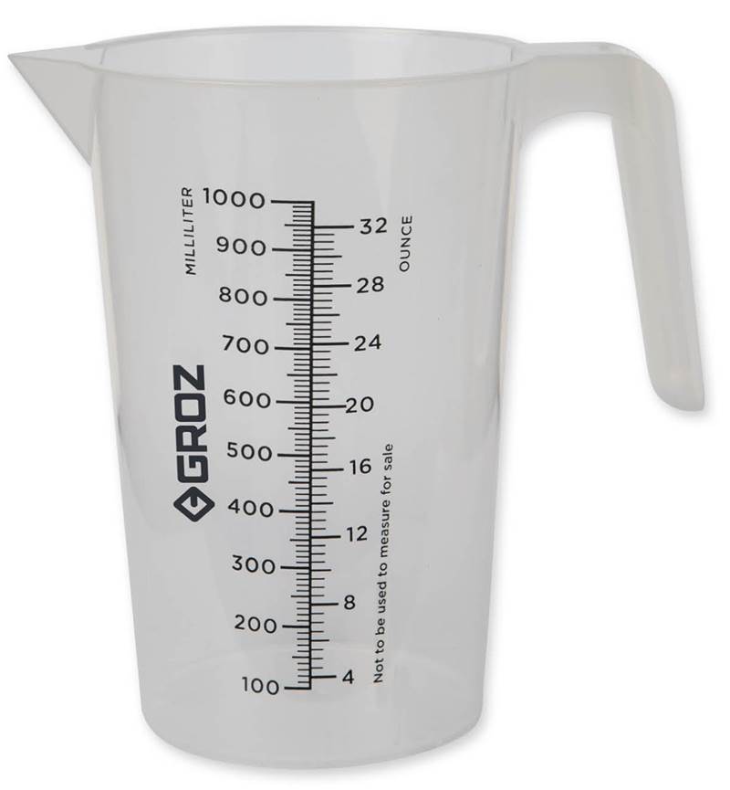 GROZ 1,0 og 2,0 liter målekande GROZ 1,0 og 2,0 liter målekande