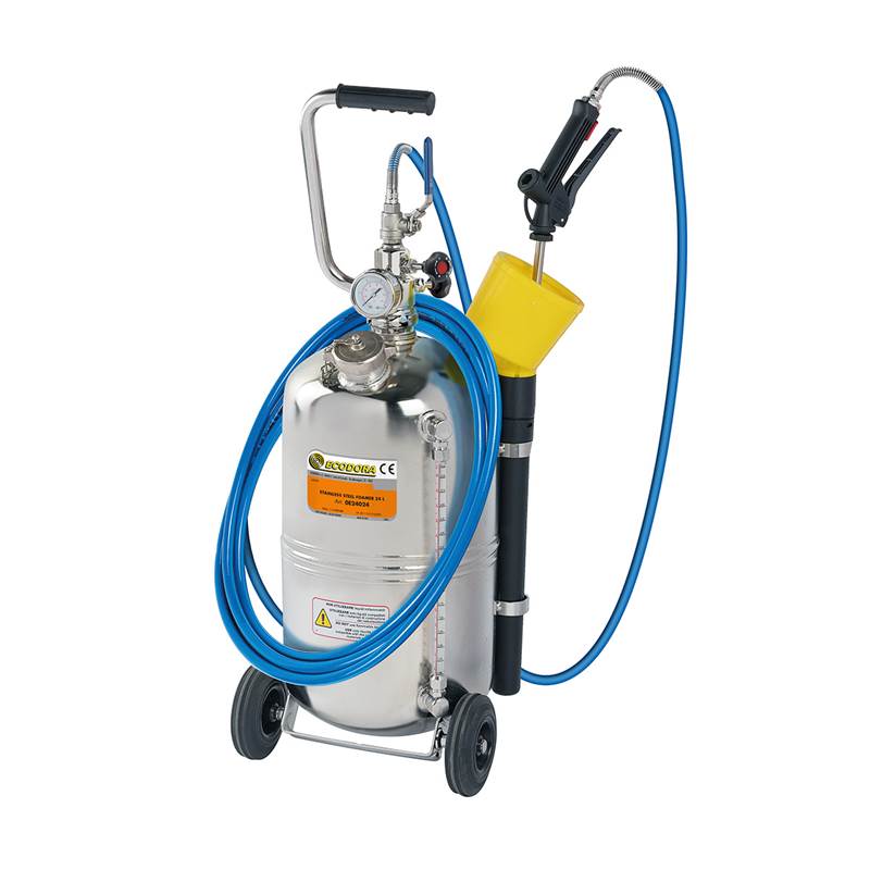 Skumrenser 24 L m. 2 hjul RF stål Skumrenser 24 L m. 2 hjul RF stål