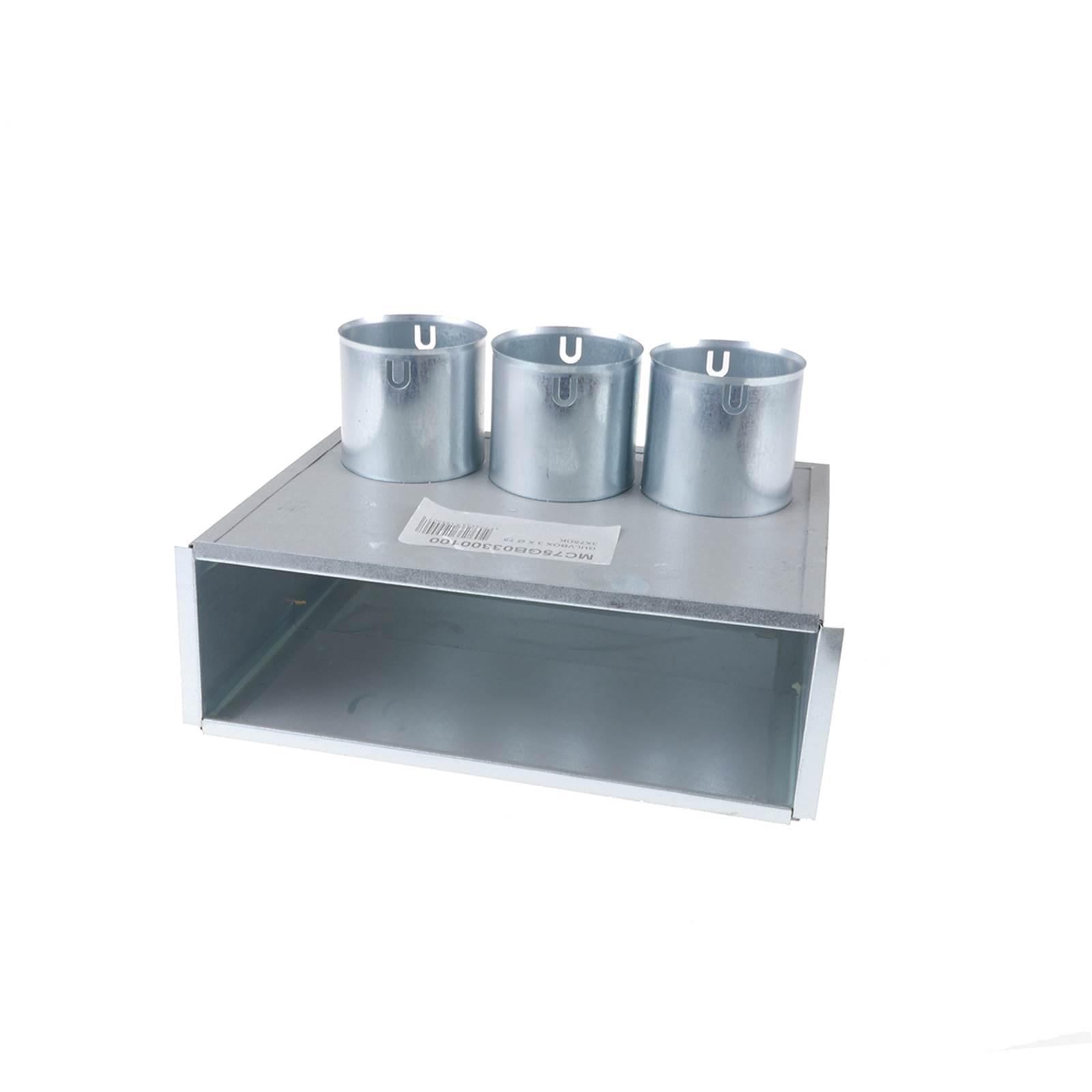 TriaAir Gulvboks - 3 muffer ø75 H200   TriaAir Gulvboks - 3 muffer ø75 H200