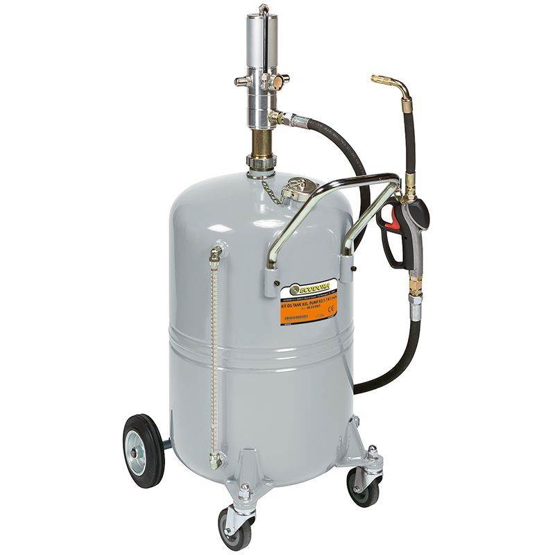 65 L oliedispenser m. 3:1 pumpe. 65 L oliedispenser m. 3:1 pumpe.
