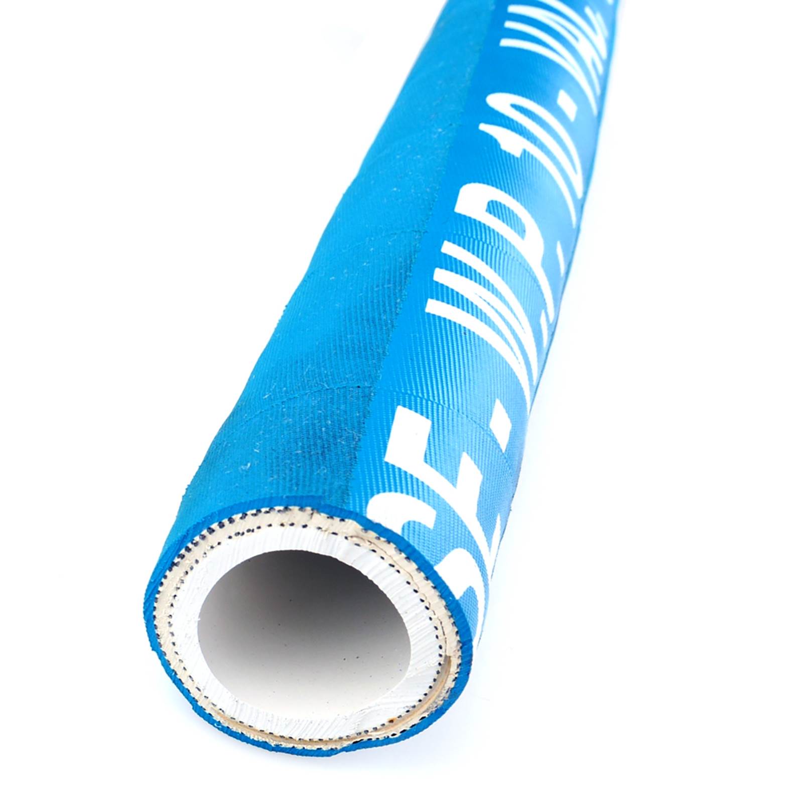 Fleksibel levennedsmiddelslange, TriaFood, blå Fleksibel levennedsmiddelslange, TriaFood, blå