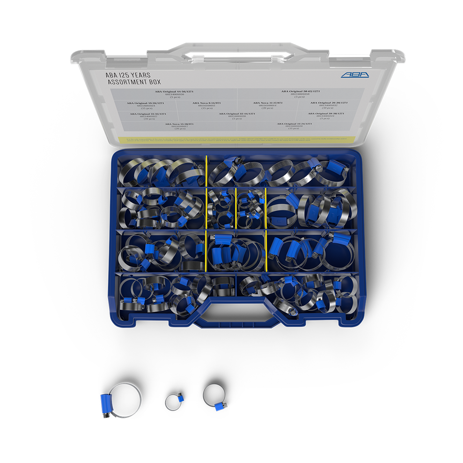 ABA spændebånd - sortimentskasse Original/NOVA ABA spændebånd - sortimentskasse Original/NOVA