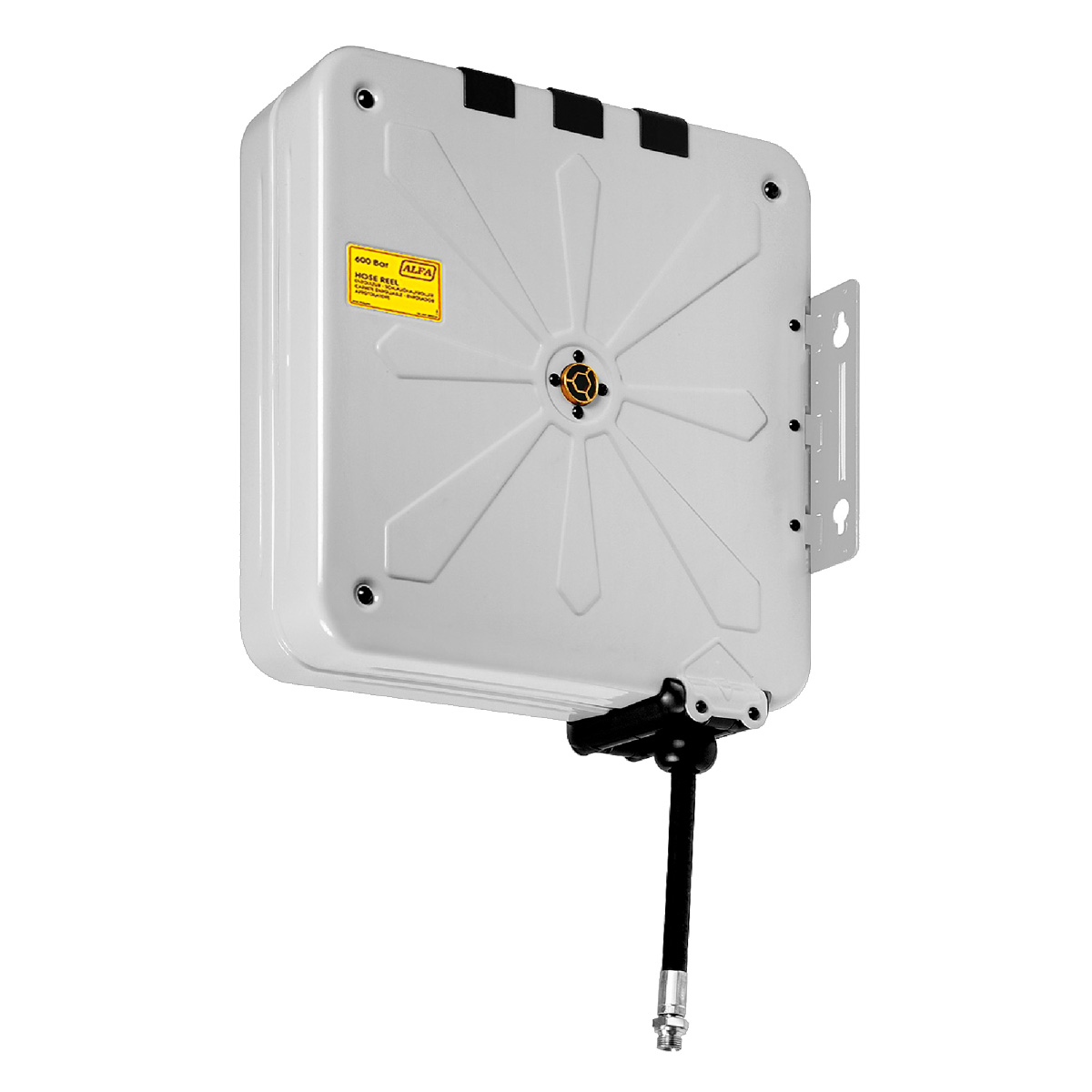 Lukket slangerulle - 12 m