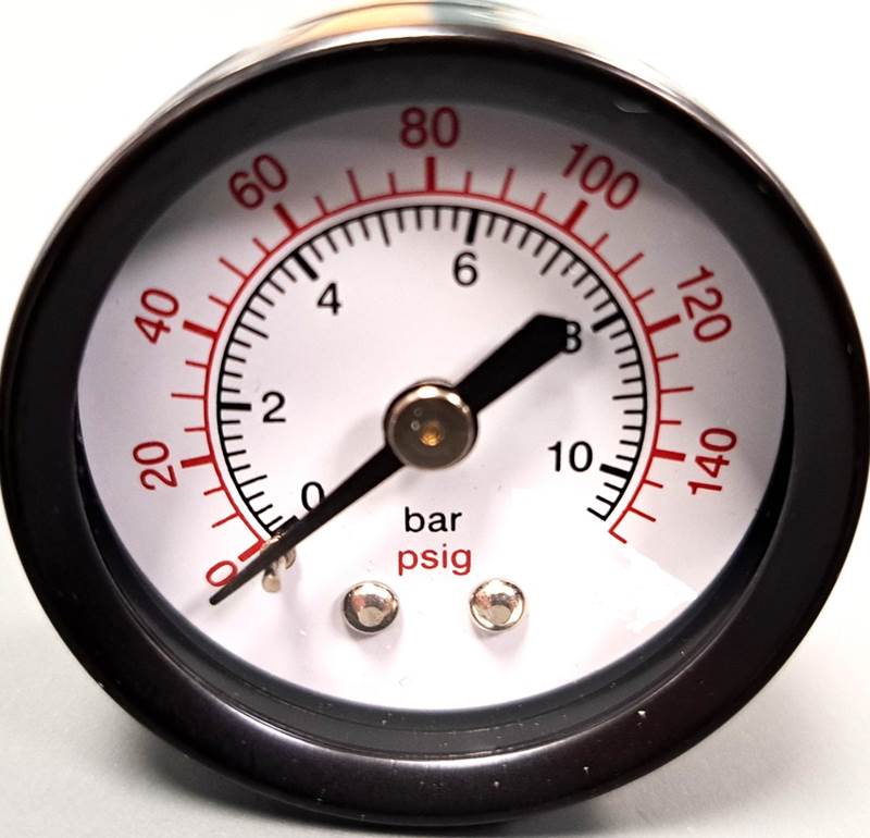Trykluftmanometer med 1/8” URG Trykluftmanometer med 1/8” URG