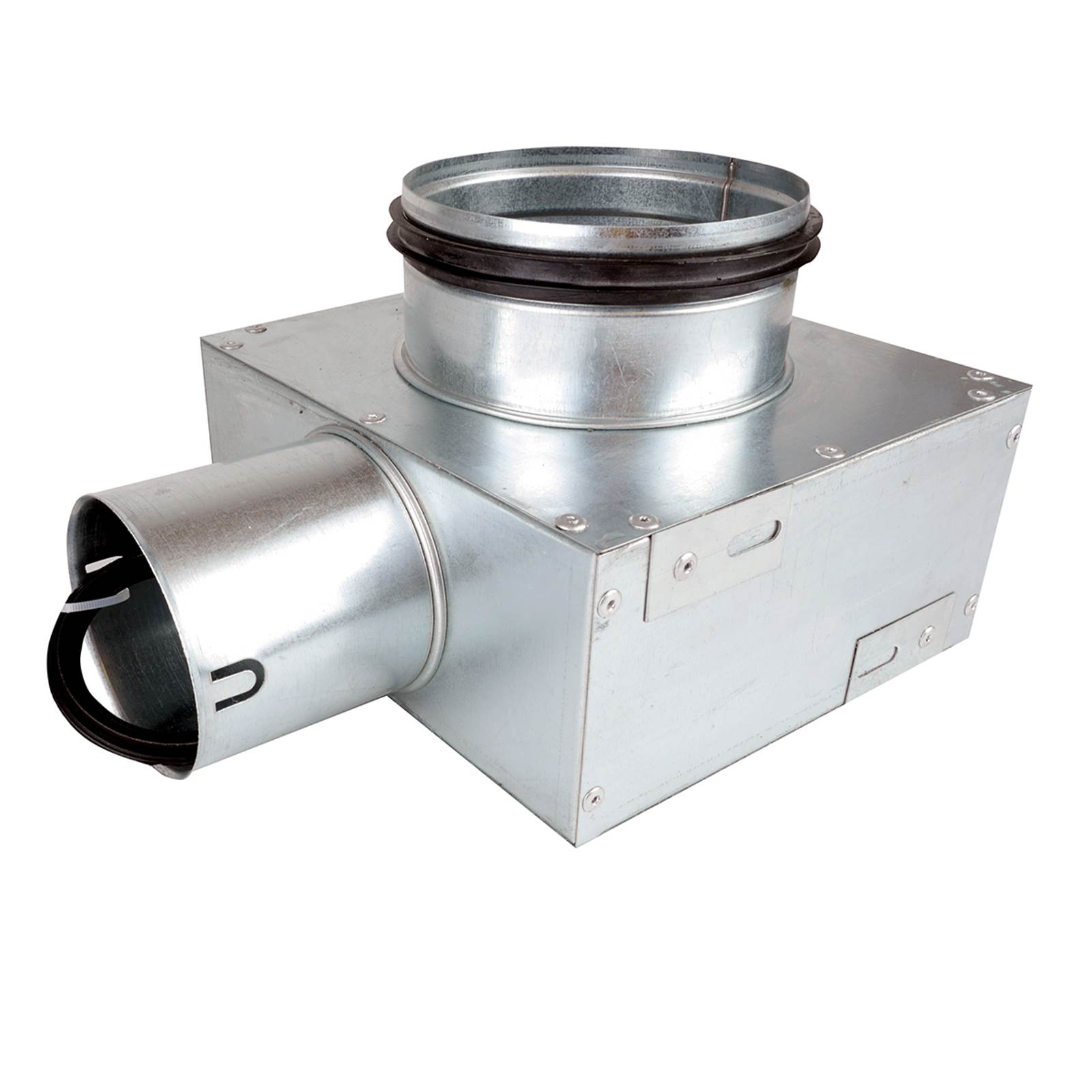 TriaAir fordelerboks nippel ø125  - 1 muffe ø75 TriaAir fordelerboks nippel ø125  - 1 muffe ø75