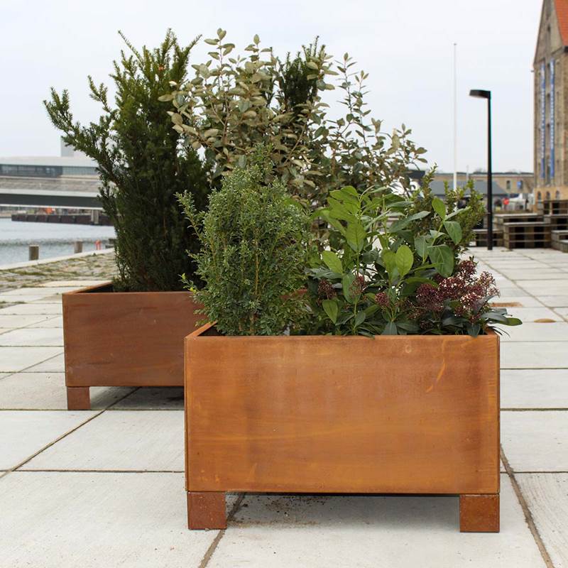 Plantekasse Land Modern, cortenstål (Bredde: 120 cm) Plantekasse Land Modern, cortenstål (Bredde: 120 cm)