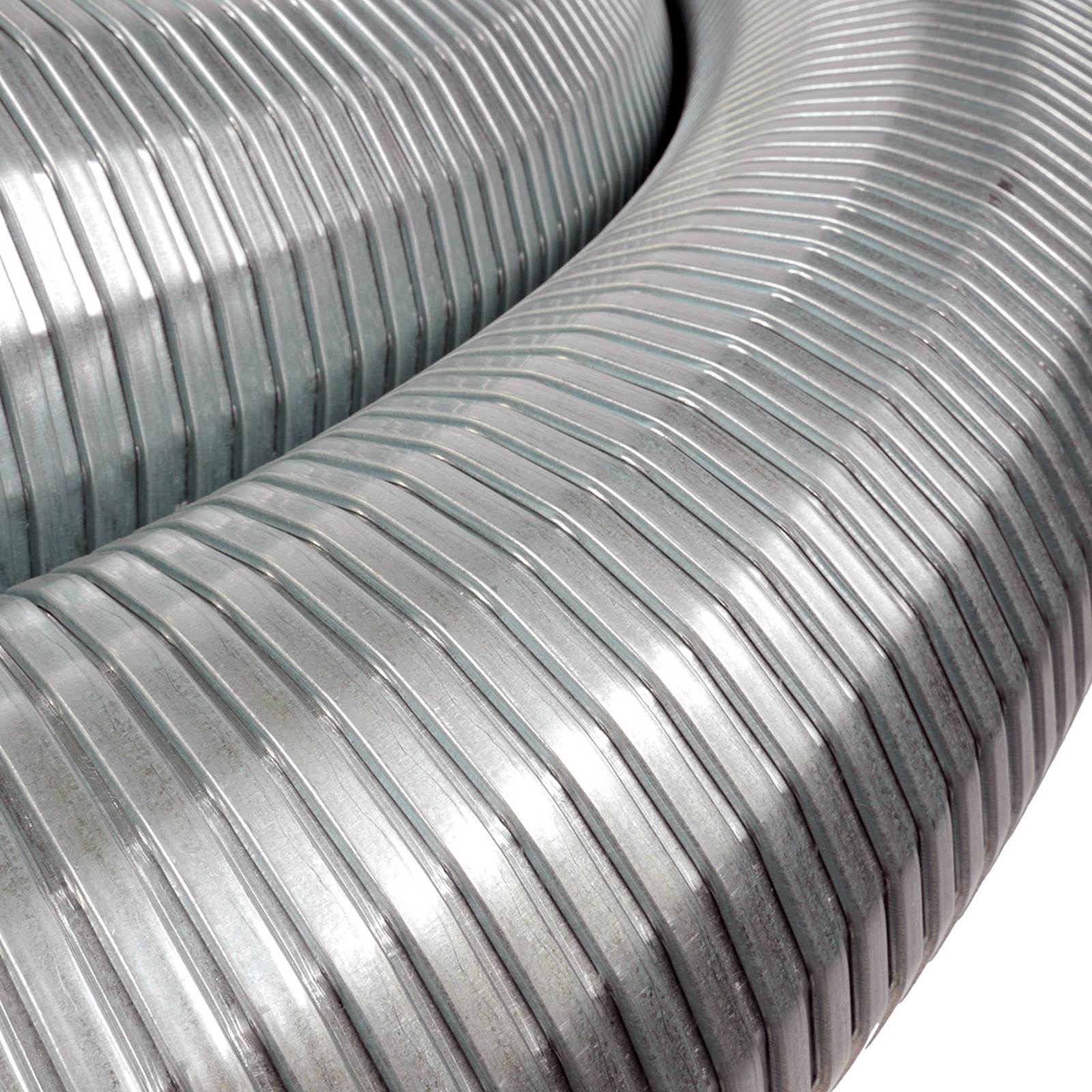 Galvaniseret stålslange AS 81 med glaspakning, tåler 400 gr Galvaniseret stålslange AS 81 med glaspakning, tåler 400 gr