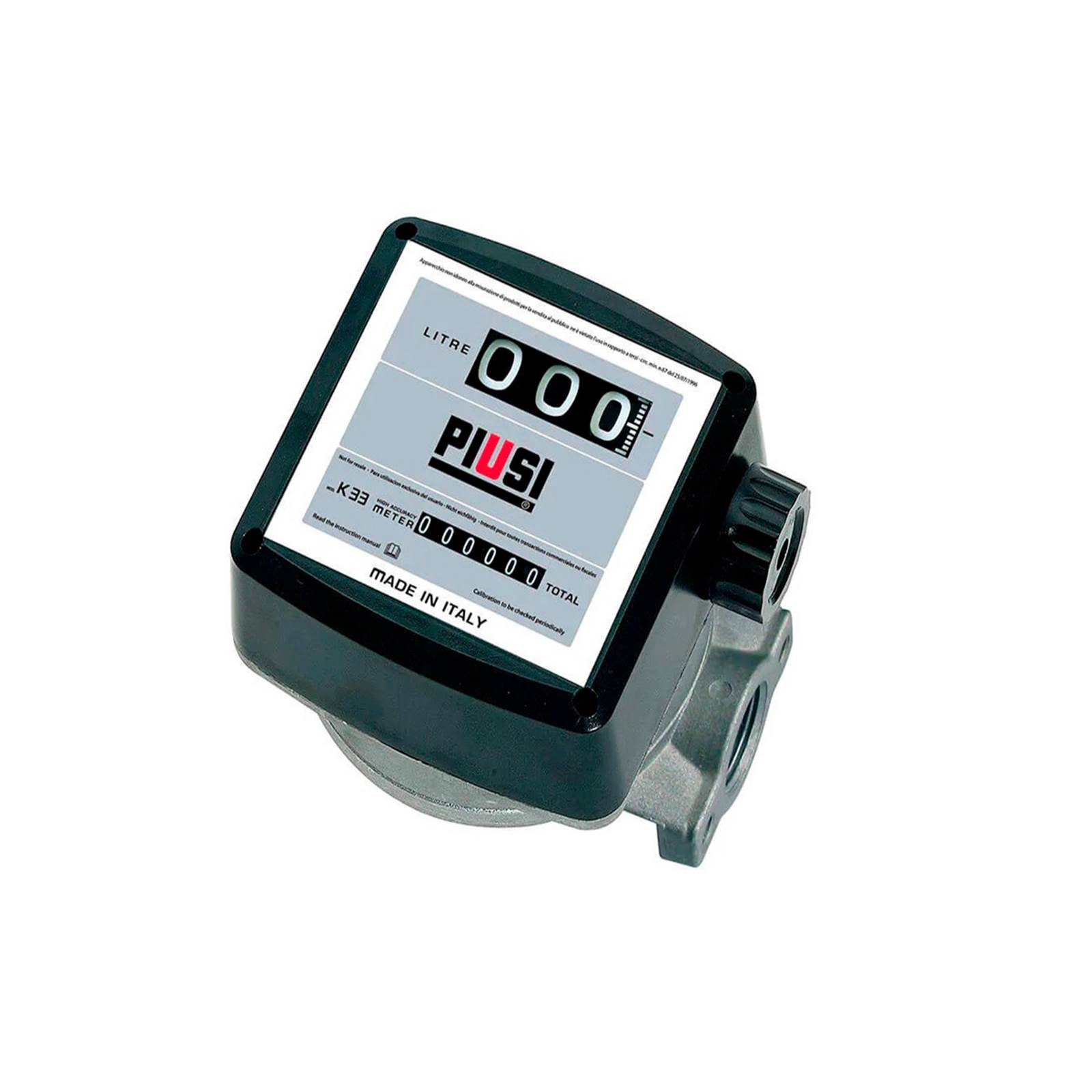 Oliemåler K33D fra Piusi med 3-cifret nulstilbar display. Oliemåler K33D fra Piusi med 3-cifret nulstilbar display.