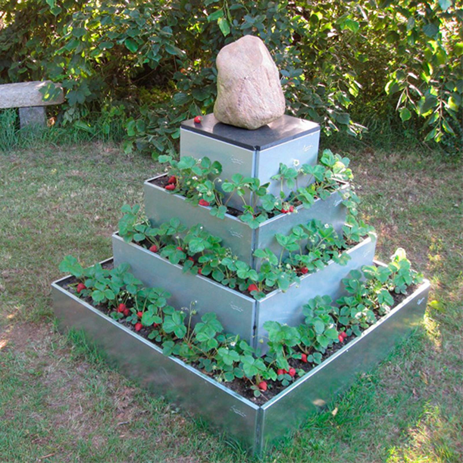 Odlingslåda - Pyramid fira nivåer Odlingslåda - Pyramid fira nivåer