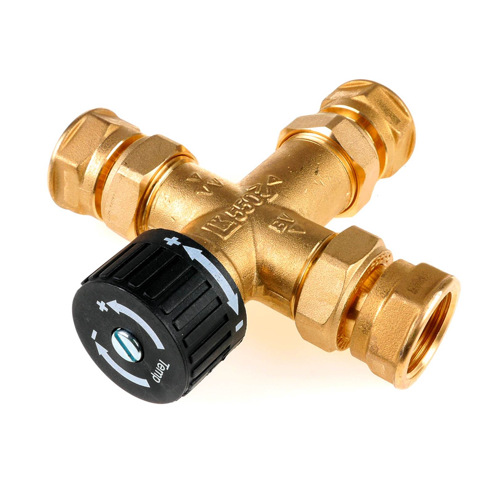 Blandeventil med skoldningssikring Blandeventil med skoldningssikring