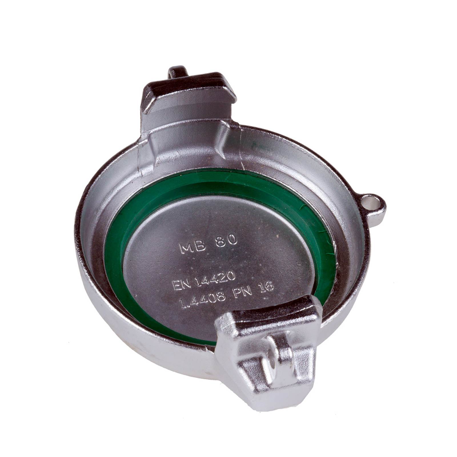 Tankvognskobling MB HUN, slutdæksel, PTFE pakning Tankvognskobling MB HUN, slutdæksel, PTFE pakning