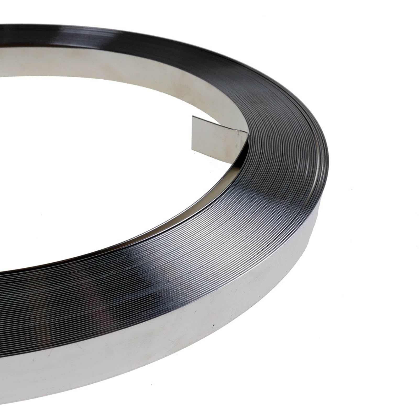 Bandimex Endeløse spændebånd i rustfrit stål. Båndbredde fra 6,4 - 19 mm Bandimex Endeløse spændebånd i rustfrit stål. Båndbredde fra 6,4 - 19 mm