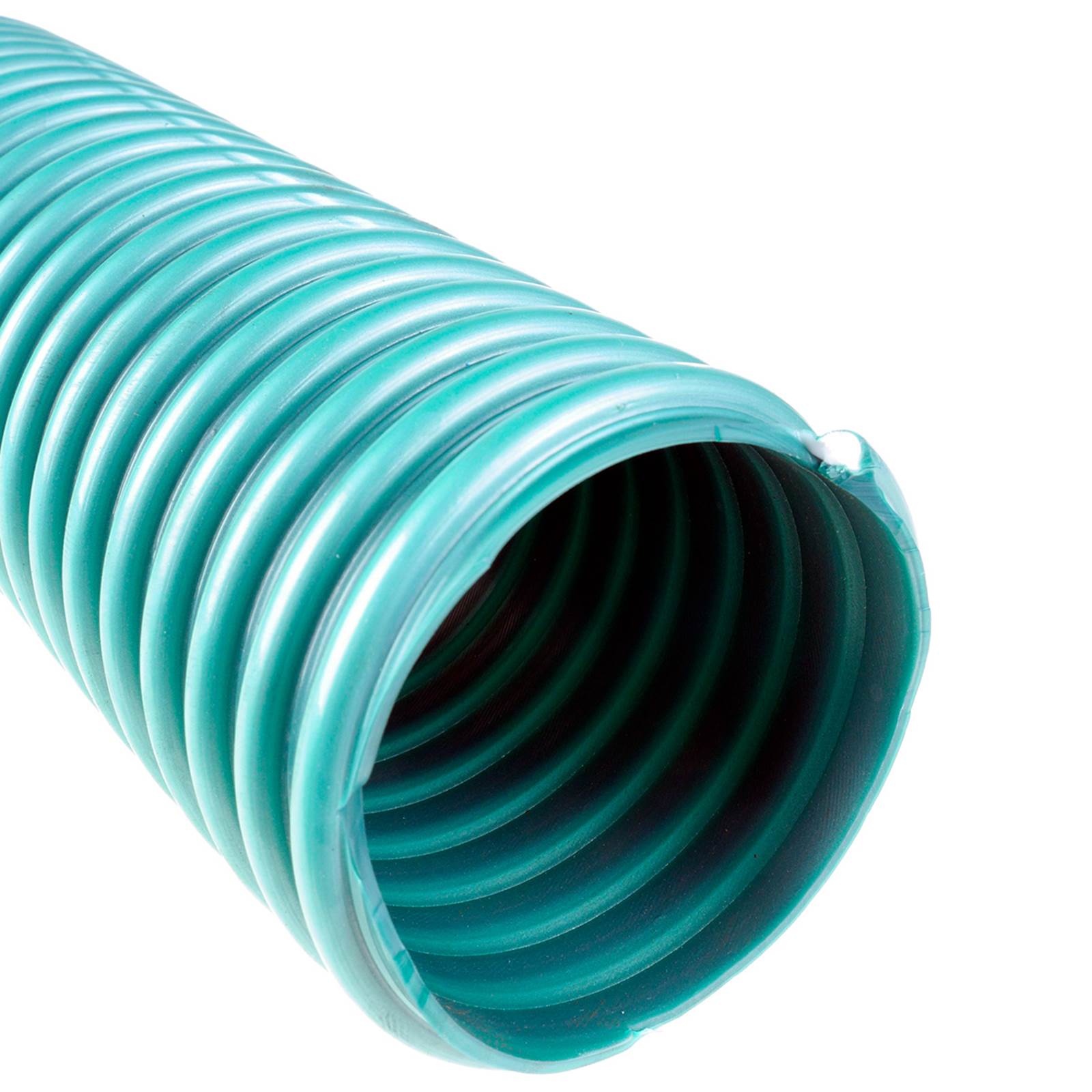 Vacuumslange med spiral, grøn Vacuumslange med spiral, grøn