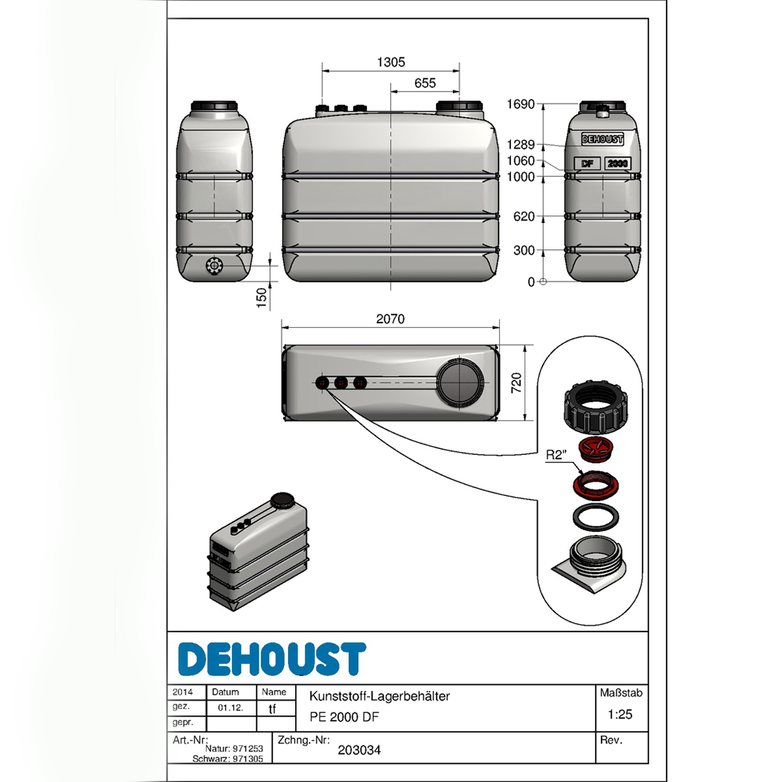 Dehoust vandtanke - datablad  Dehoust vandtanke - datablad