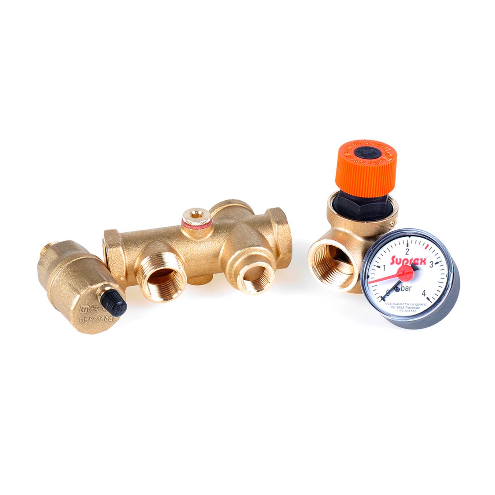 Sikkerhedsagregat til varmeanlæg Sikkerhedsagregat til varmeanlæg