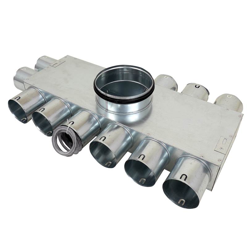 TriaAir fordelerboks, Ø160 nippel, 11 muffer (6x2x3) - Ø75 TriaAir fordelerboks, Ø160 nippel, 11 muffer (6x2x3) - Ø75