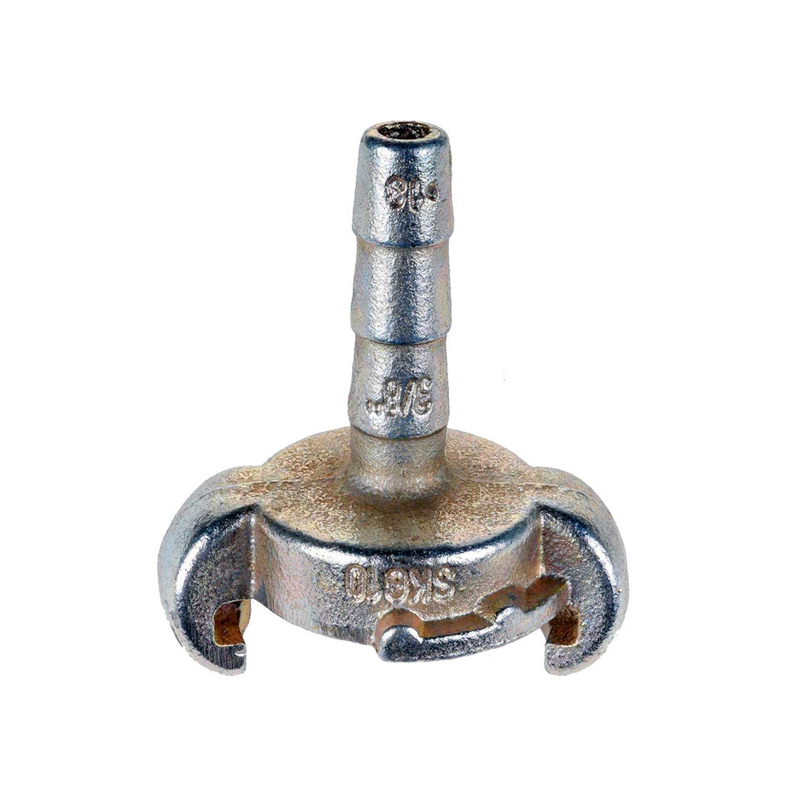 Klokobling med slangestuds, støbejern Klokobling med slangestuds, støbejern