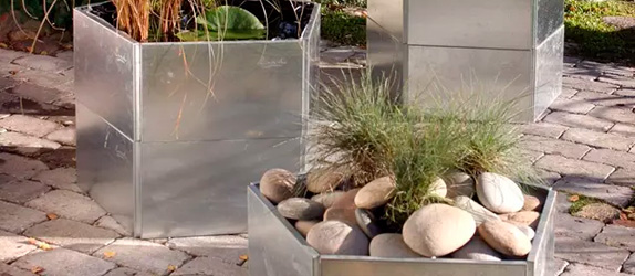 Højbede Land Classic, galvaniseret (Sekskantet)