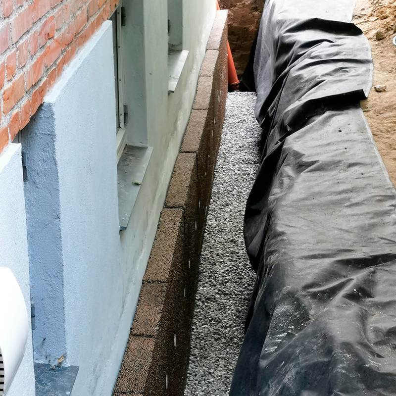 Pordrän drænplader Pordrän drænplader