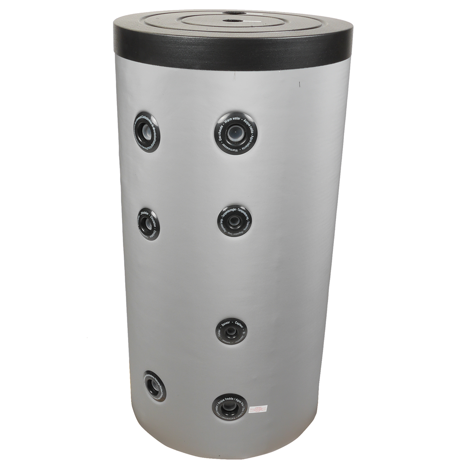 Varmtvandsbeholder med en spiral til fx. varmepumpe Varmtvandsbeholder med en spiral til fx. varmepumpe