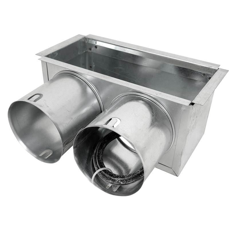 TriaAir vægboks, 200x100 - 2 muffer Ø75 TriaAir vægboks, 200x100 - 2 muffer Ø75