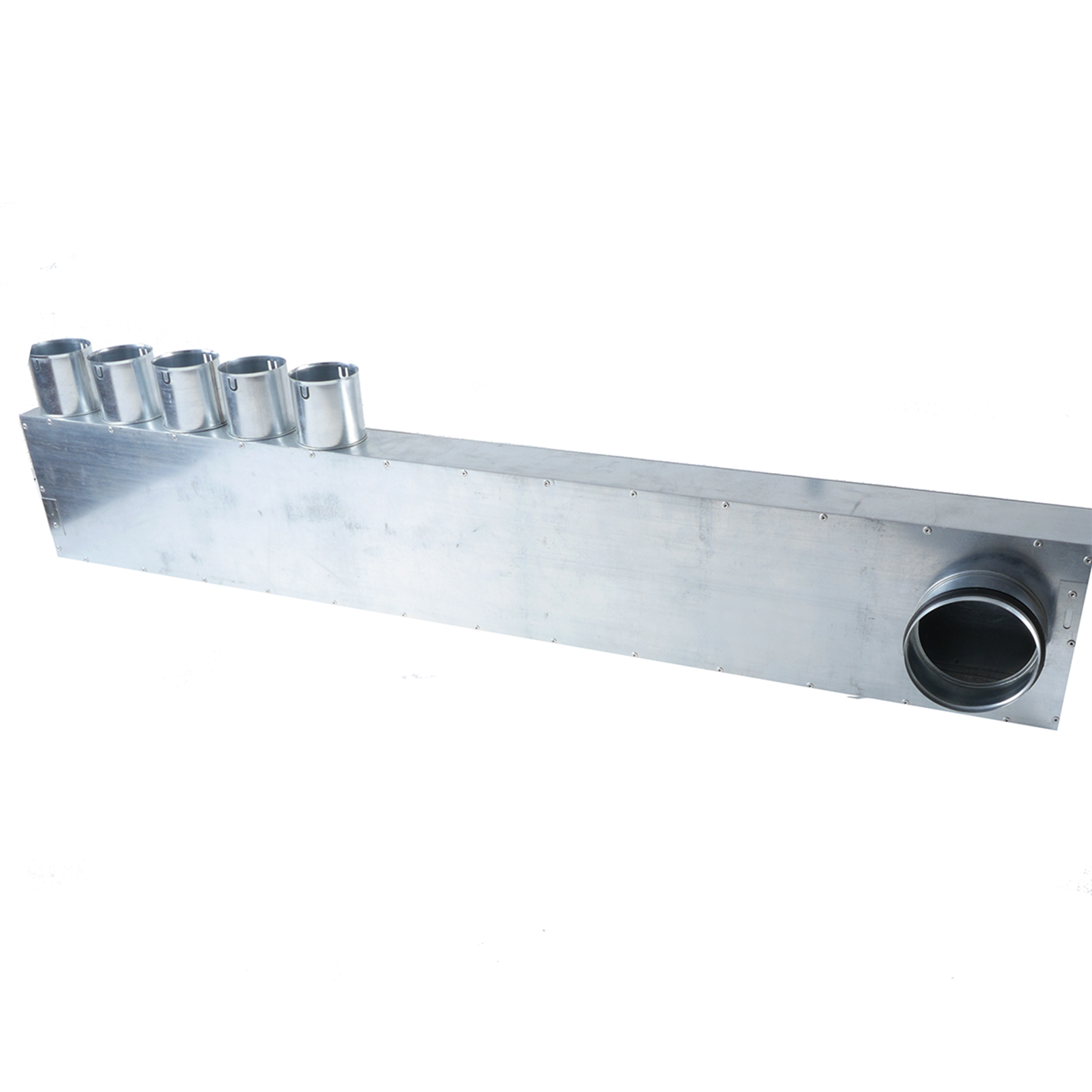 TriaAir Fordelerboks - ø125 nippel, 5 muffer - ø75 (venstre) TriaAir Fordelerboks - ø125 nippel, 5 muffer - ø75 (venstre)