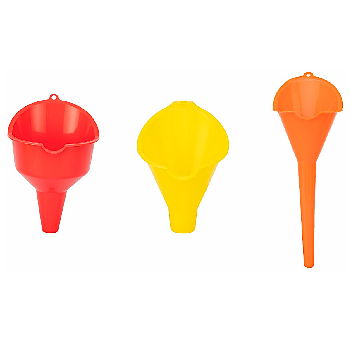 3-delt tragtsæt i holdbar polypropylen (PP)