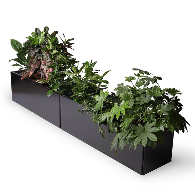 Højbede Land Black, sort alu (Bredde: 120 cm) Højbede Land Black, sort alu (Bredde: 120 cm)