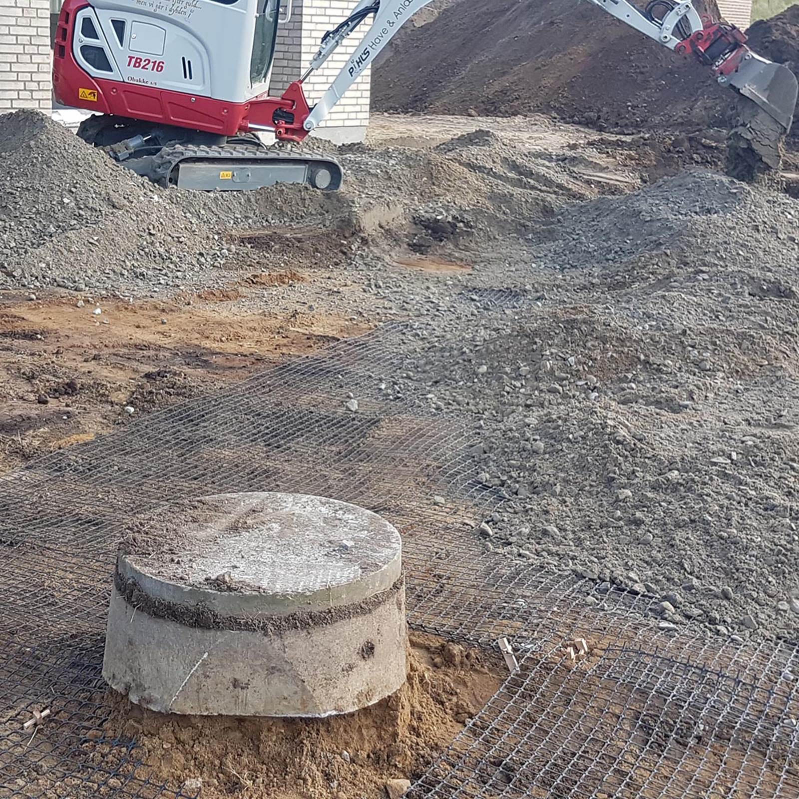 GS-GRID lagt i en indkørsel GS-GRID lagt i en indkørsel