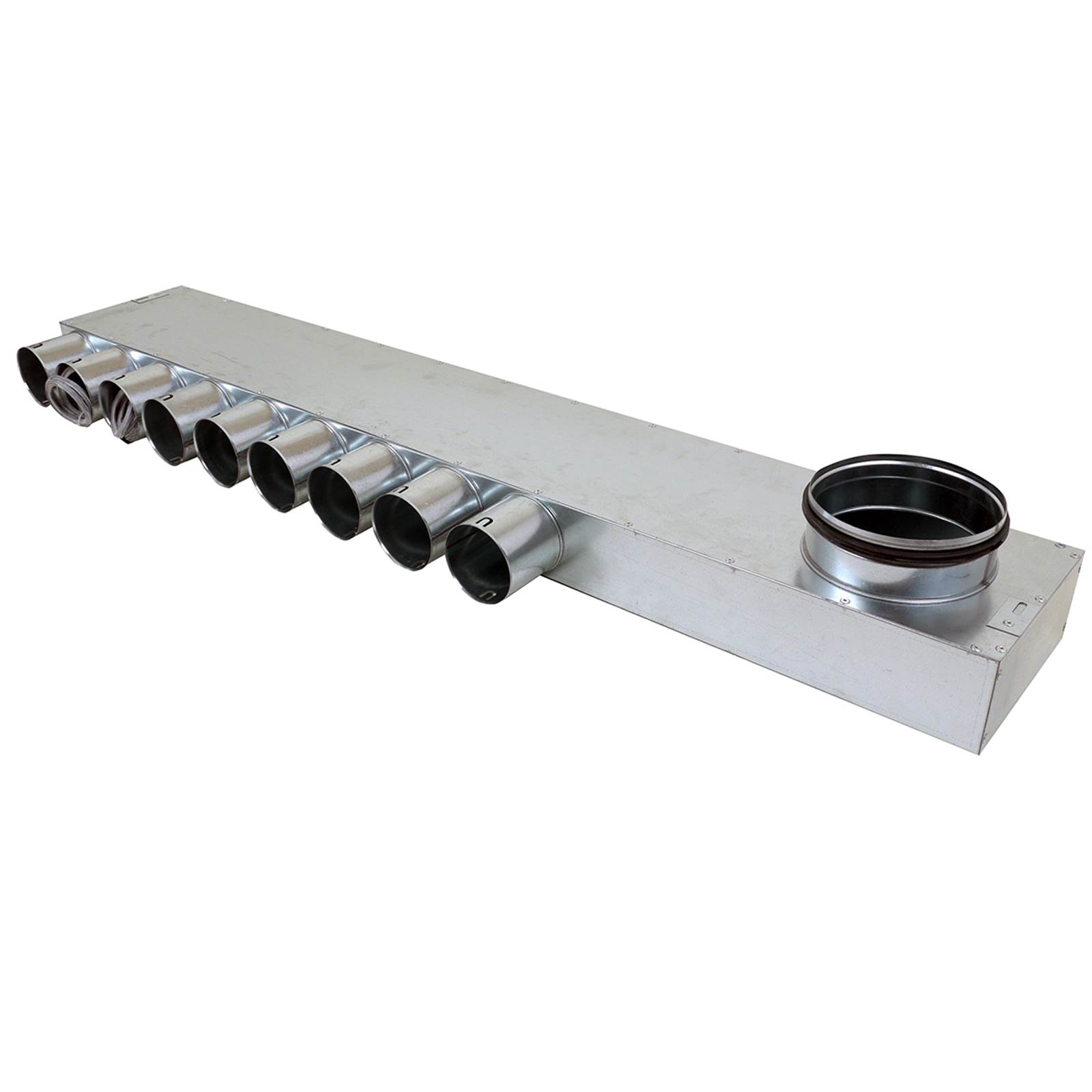 TriaAir Fordelerboks - ø160 nippel, 9 muffer - ø75 (højre) TriaAir Fordelerboks - ø160 nippel, 9 muffer - ø75 (højre)