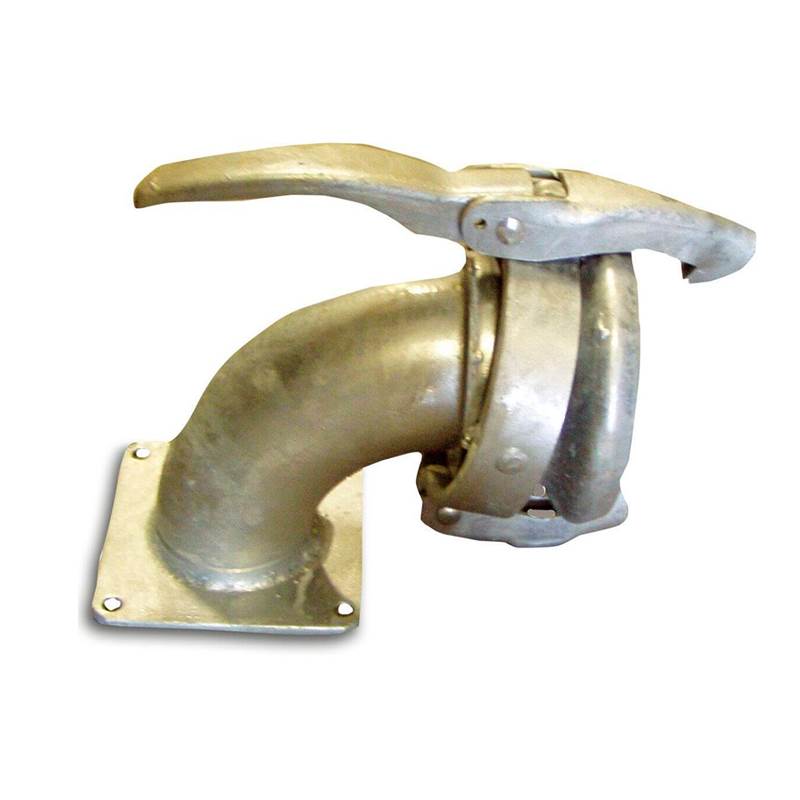 Perrot bøjning 90° HUN m/firkantet flange Perrot bøjning 90° HUN m/firkantet flange
