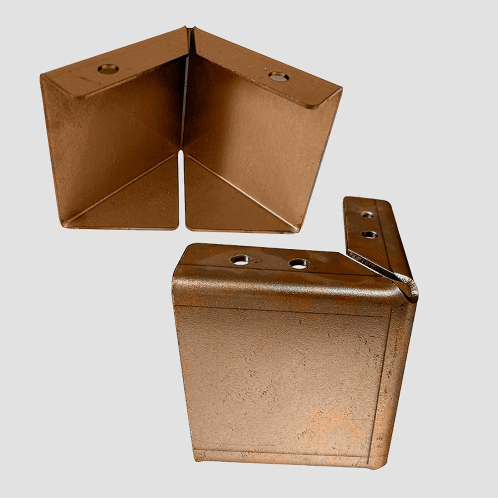 Hörnben för blomlådor, corten Hörnben för blomlådor, corten