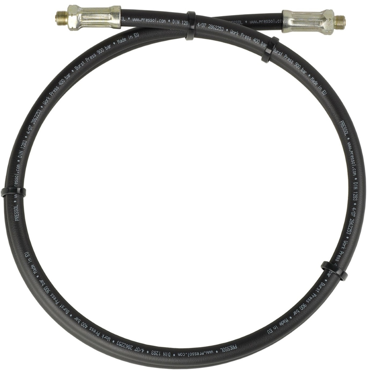 Fedtsmøreslange 1500 mm. 1/8” URG