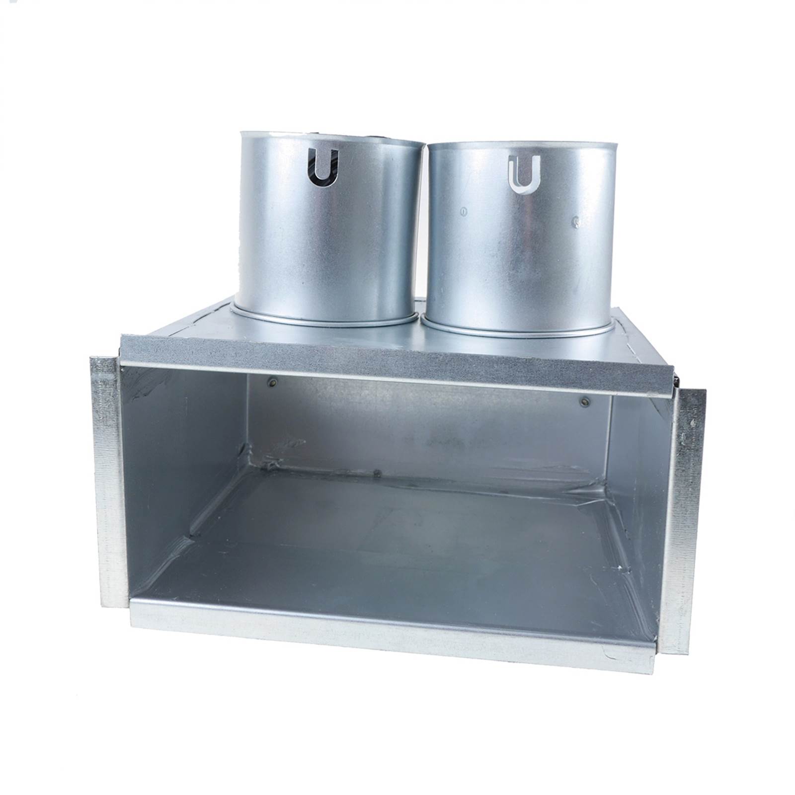 TriaAir Gulvboks - 2 muffer ø75 H400  TriaAir Gulvboks - 2 muffer ø75 H400